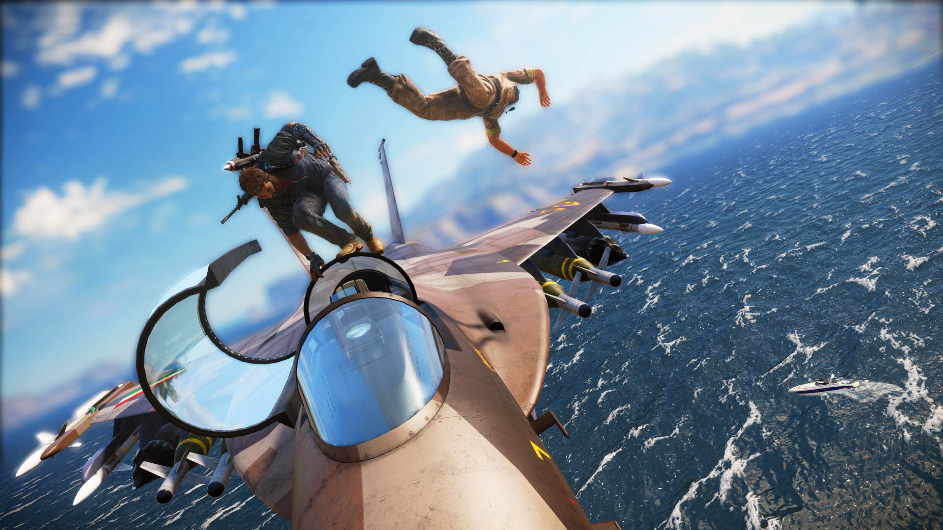 Just Cause 3 — взрыв военной базы